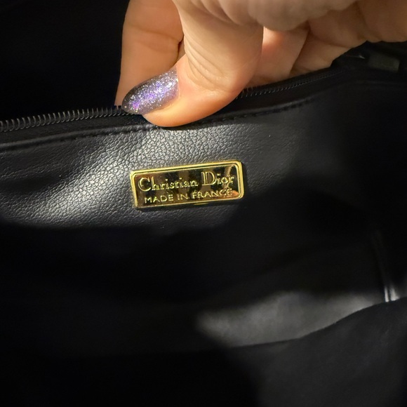 EUC Vintage Dior Handbag Black - Picture 4 of 7